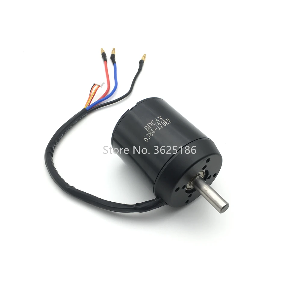 6384 120KV محرك BLDC بدون فرشا - مراجعة 6384 Brushless Motor Sensored وسعره